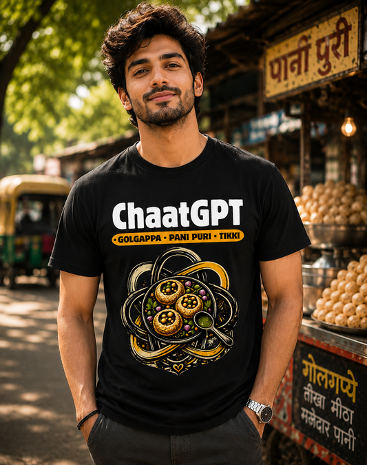 ChaatGPT™ – Artificial Intelligence. Natural Cravings. Premium Graphic Tee