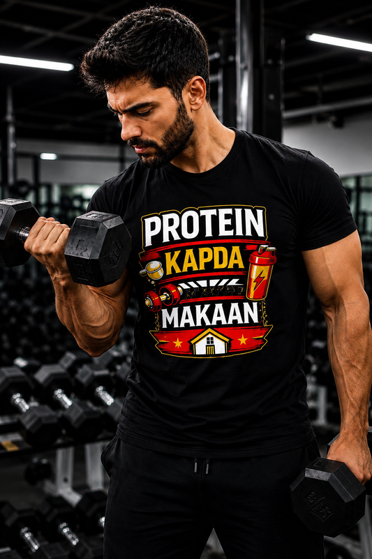Protein Kapda Makaan™ - Gym/Fitness Tee