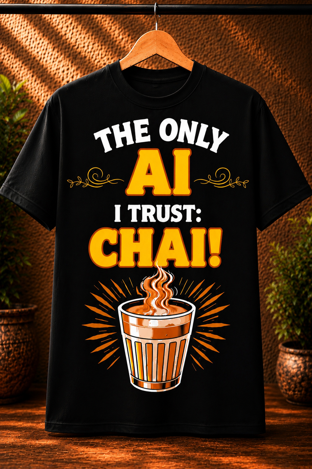 The Only AI I Trust: Chai™ – Premium Graphic Tee - Because some intelligence is artificial. Chai is real.