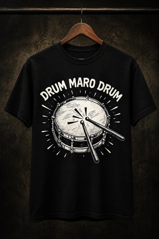Drum Maro Drum™ –  Drummer T-Shirt for Rhythm Lovers