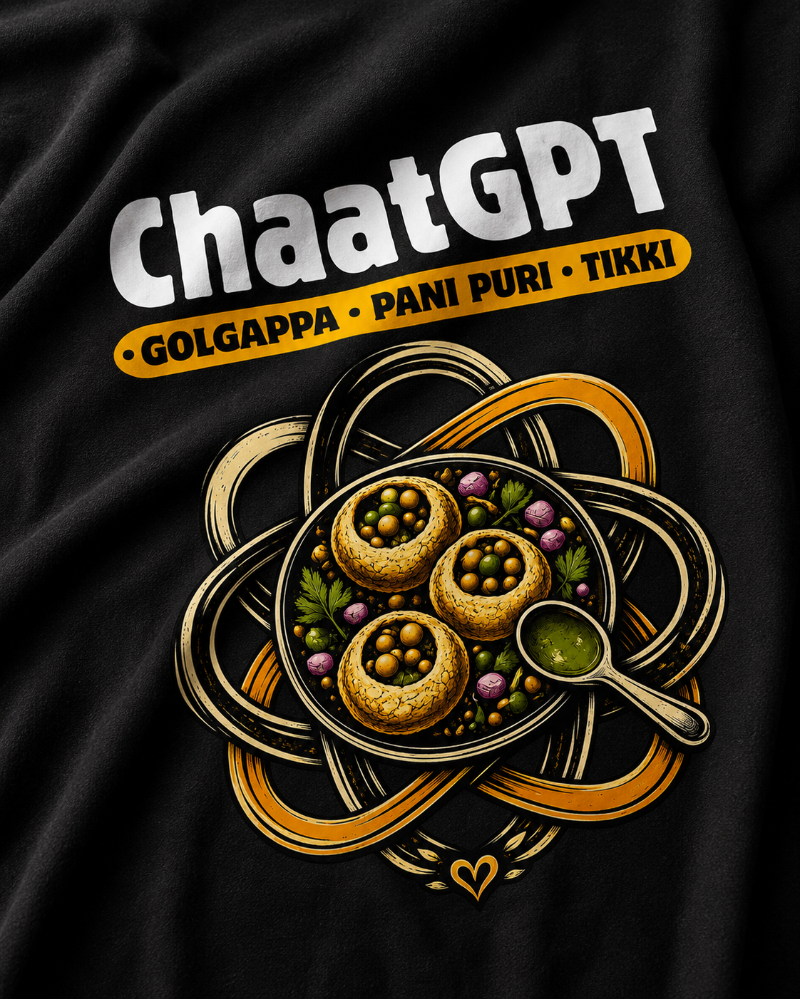 ChaatGPT™ – Artificial Intelligence. Natural Cravings. Premium Graphic Tee