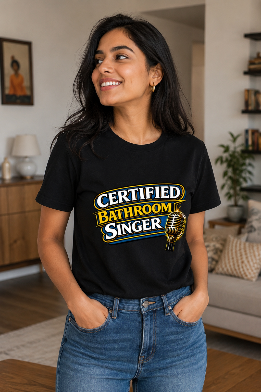 Certified Bathroom Singer™ - Shower Superstar Tee