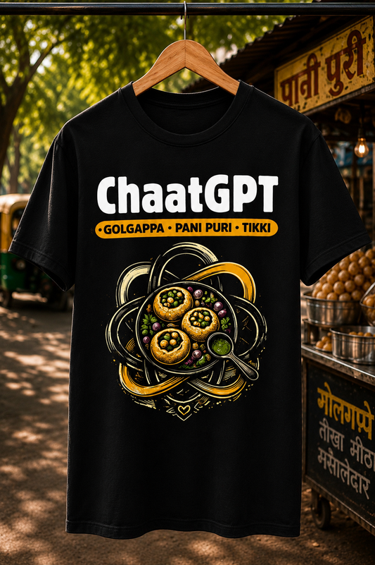 ChaatGPT™ – Artificial Intelligence. Natural Cravings. Premium Graphic Tee