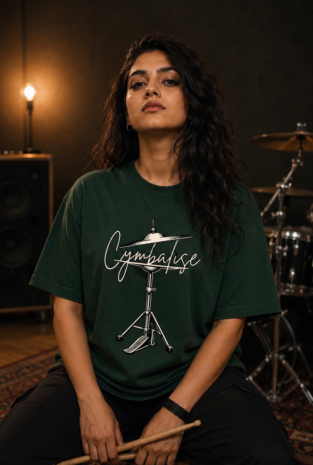 Cymbalise™ – Drummer Graphic T-Shirt