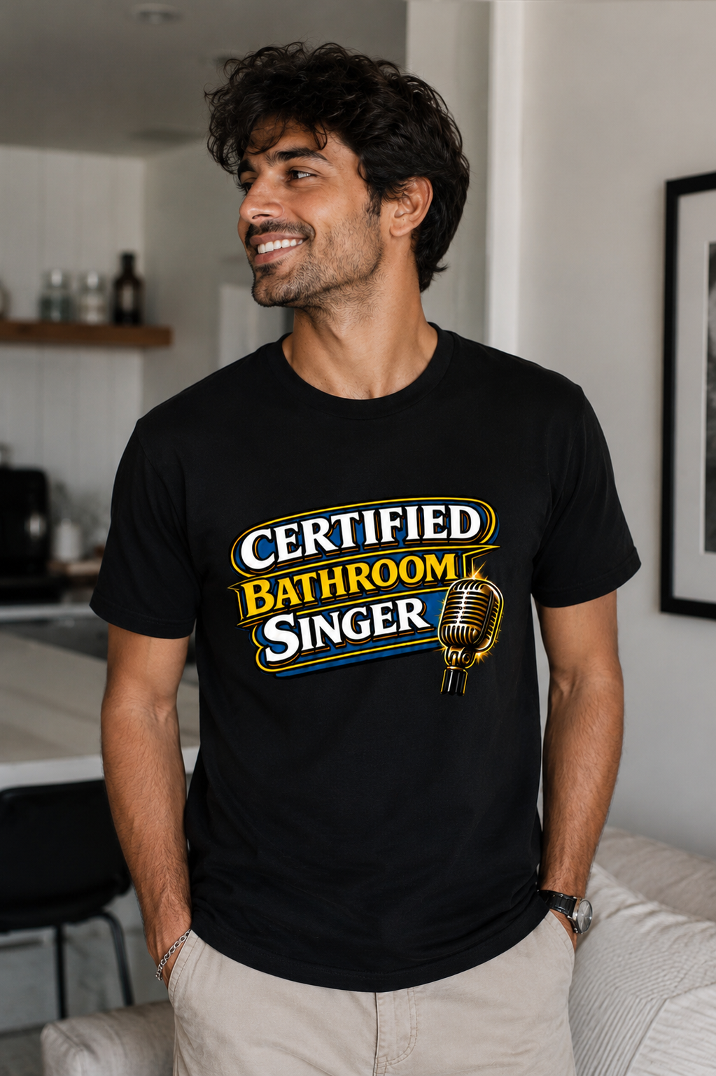 Certified Bathroom Singer™ - Shower Superstar Tee