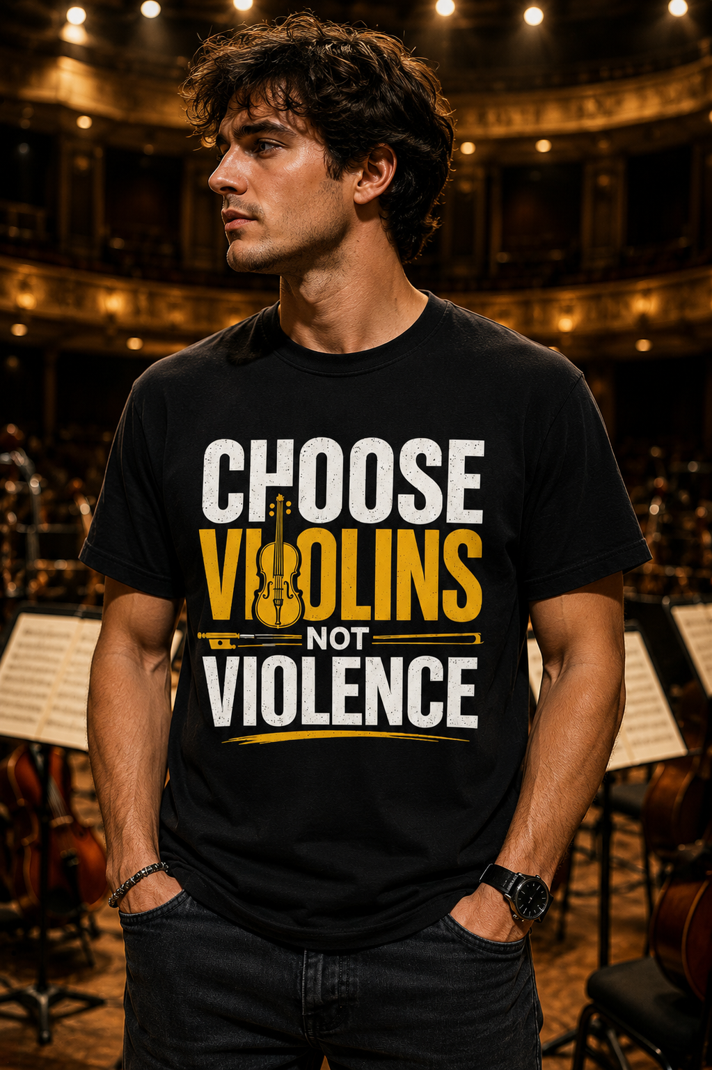 Choose Violins Not Violence™ - Making the world sound better, one note at a time. 🎻