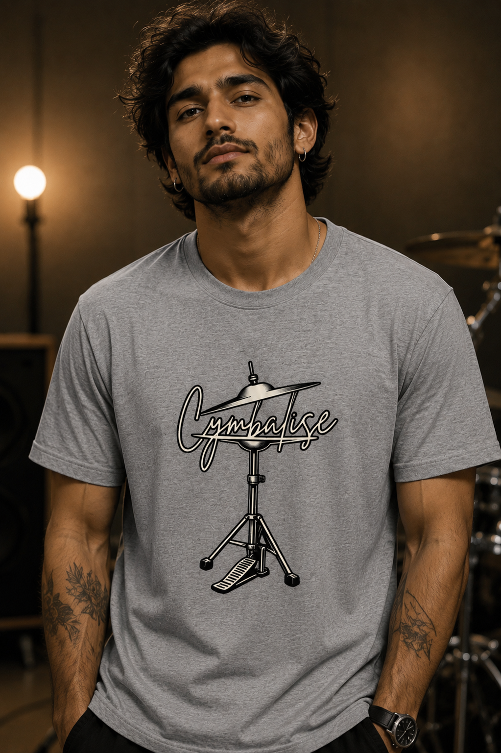 Cymbalise™ – Drummer Graphic T-Shirt