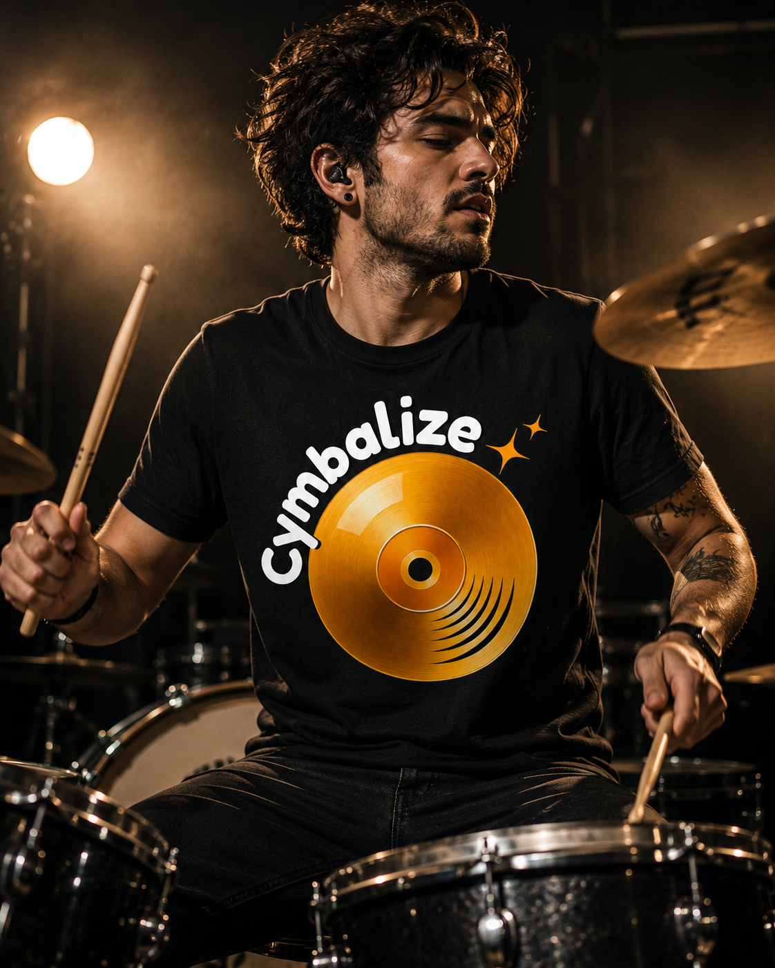 Cymbalize™ - Drummer Tee