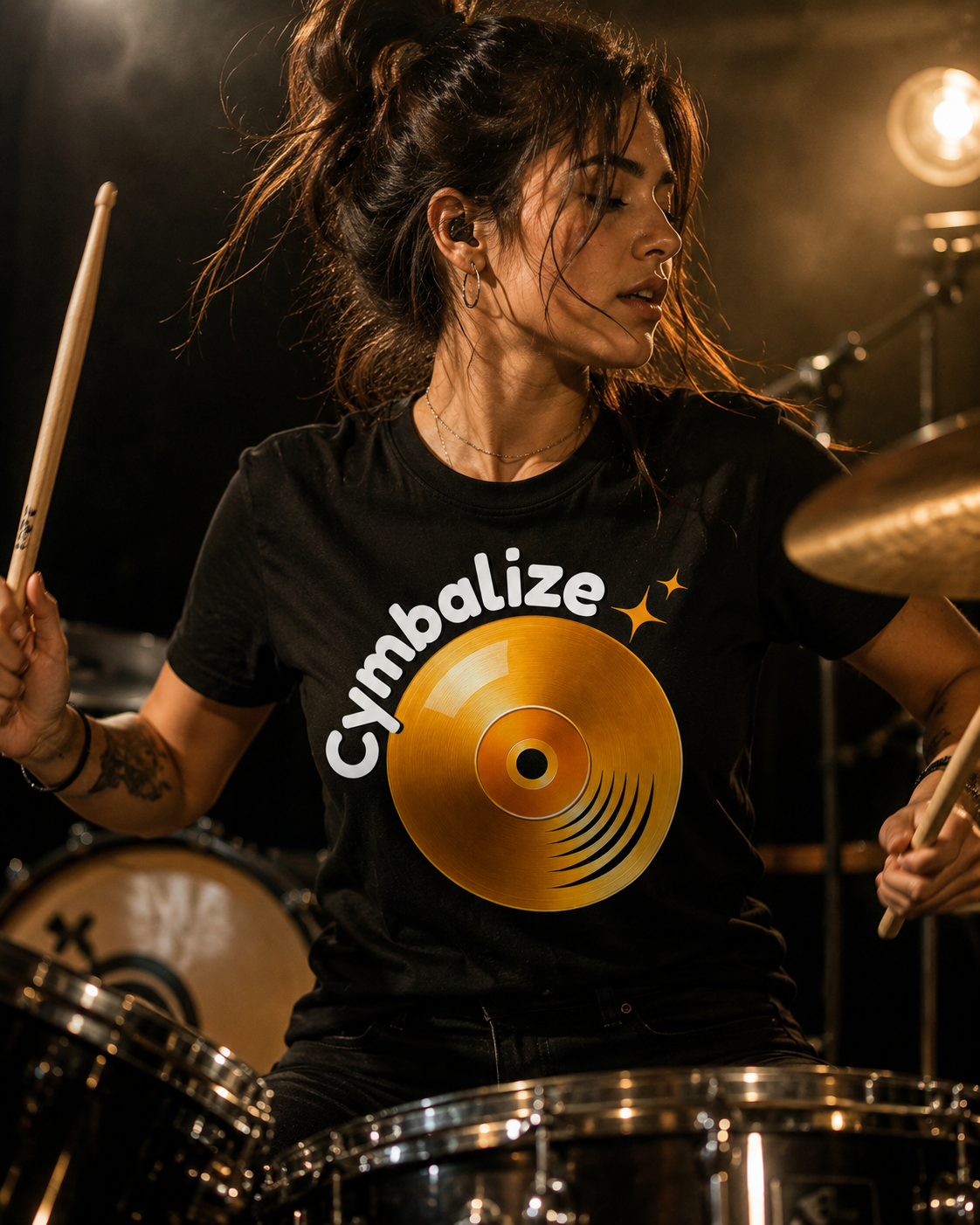 Cymbalize™ - Drummer Tee