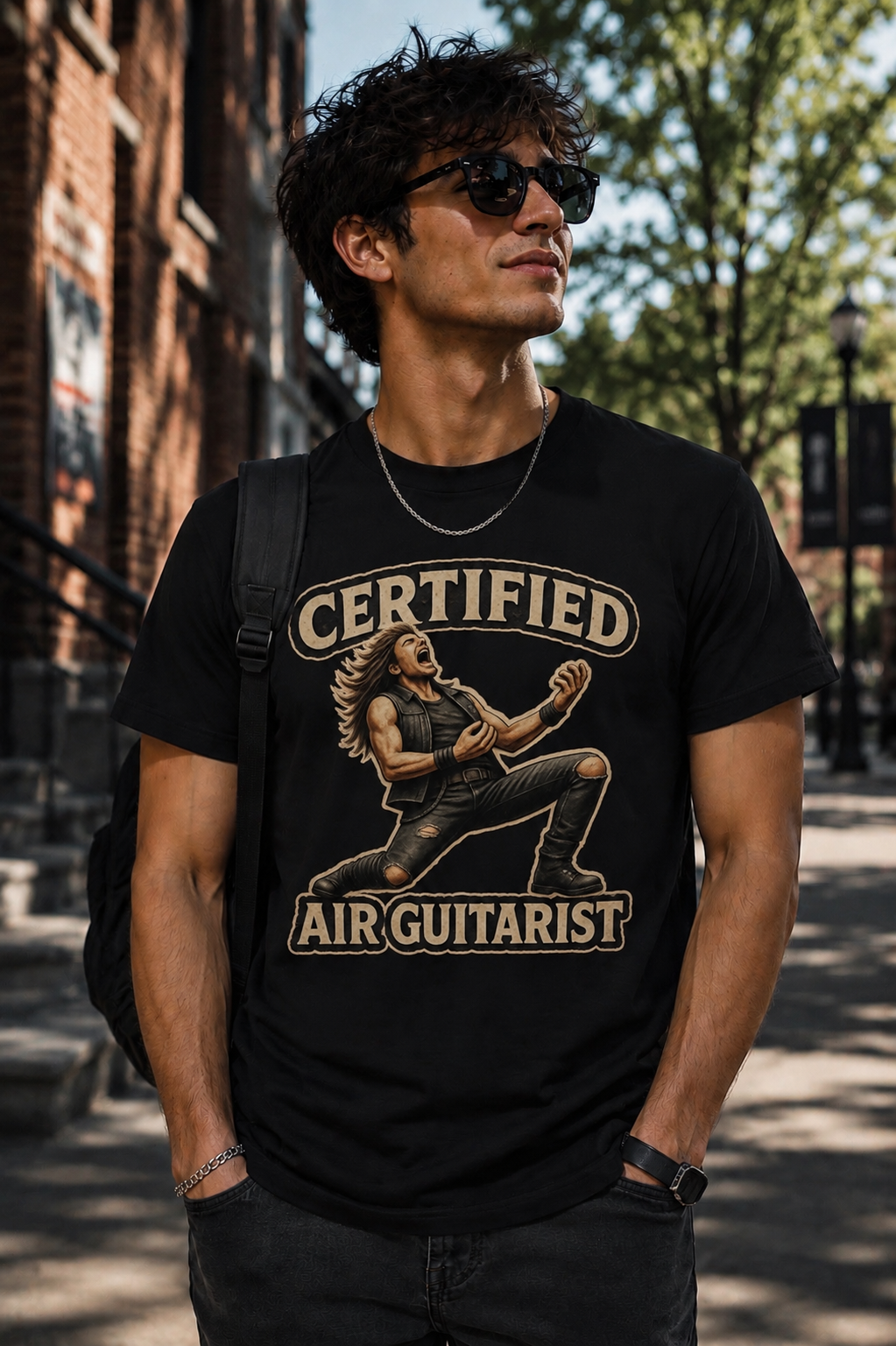 Certified Air Guitarist™ | Premium Unisex T-Shirt