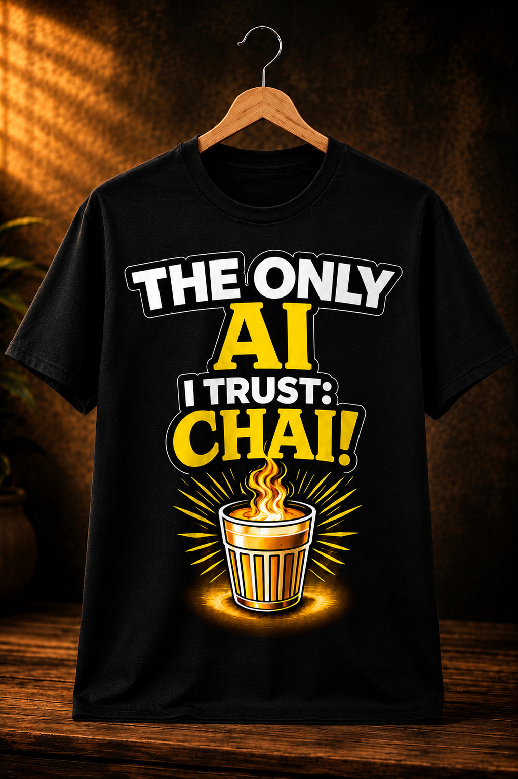 The Only AI I Trust: Chai™ – Premium Graphic Tee - Because some intelligence is artificial. Chai is real.