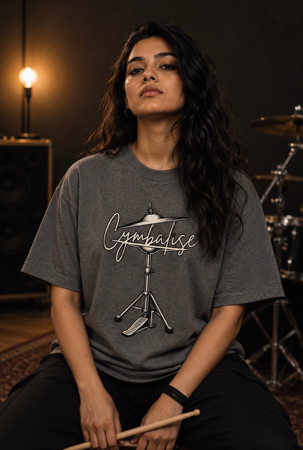 Cymbalise™ – Drummer Graphic T-Shirt