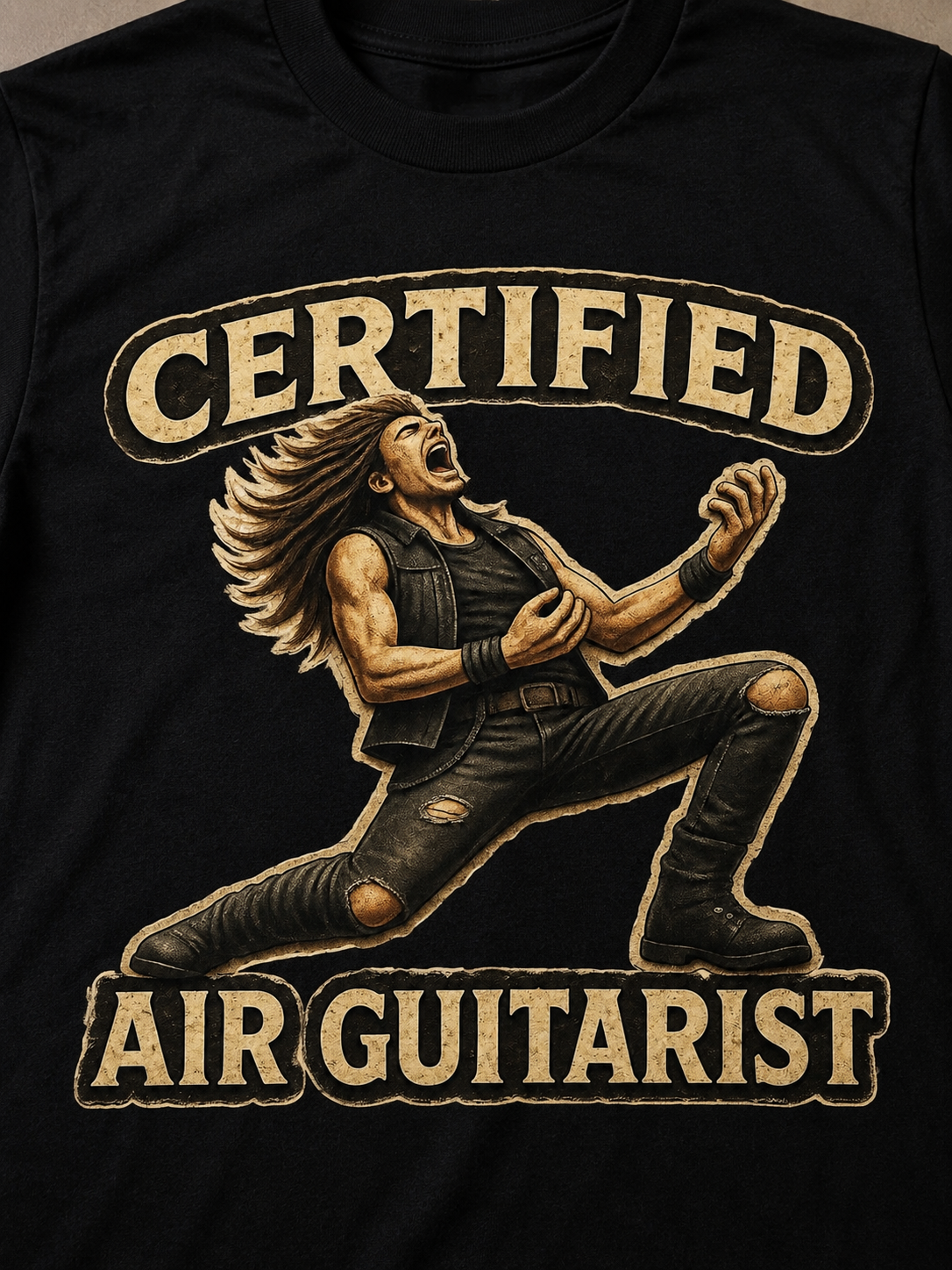 Certified Air Guitarist™ | Premium Unisex T-Shirt