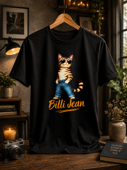 Billi Jean™ - Cat Lover Graphic T-Shirt