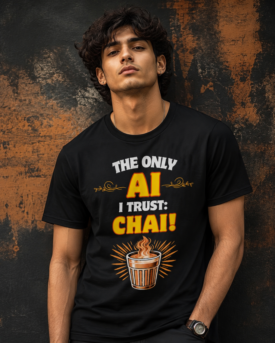 The Only AI I Trust: Chai™ – Premium Graphic Tee - Because some intelligence is artificial. Chai is real.