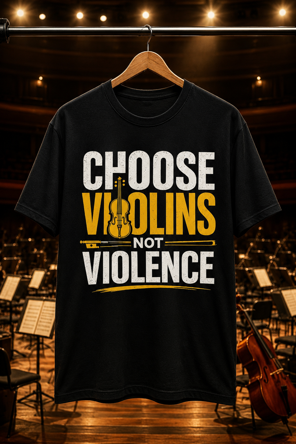 Choose Violins Not Violence™ - Making the world sound better, one note at a time. 🎻