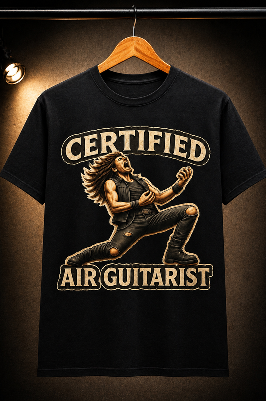 Certified Air Guitarist™ | Premium Unisex T-Shirt