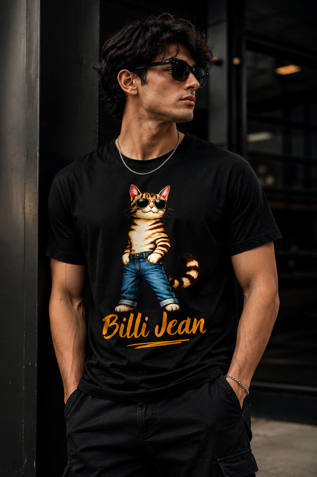 Billi Jean™ - Cat Lover Graphic T-Shirt