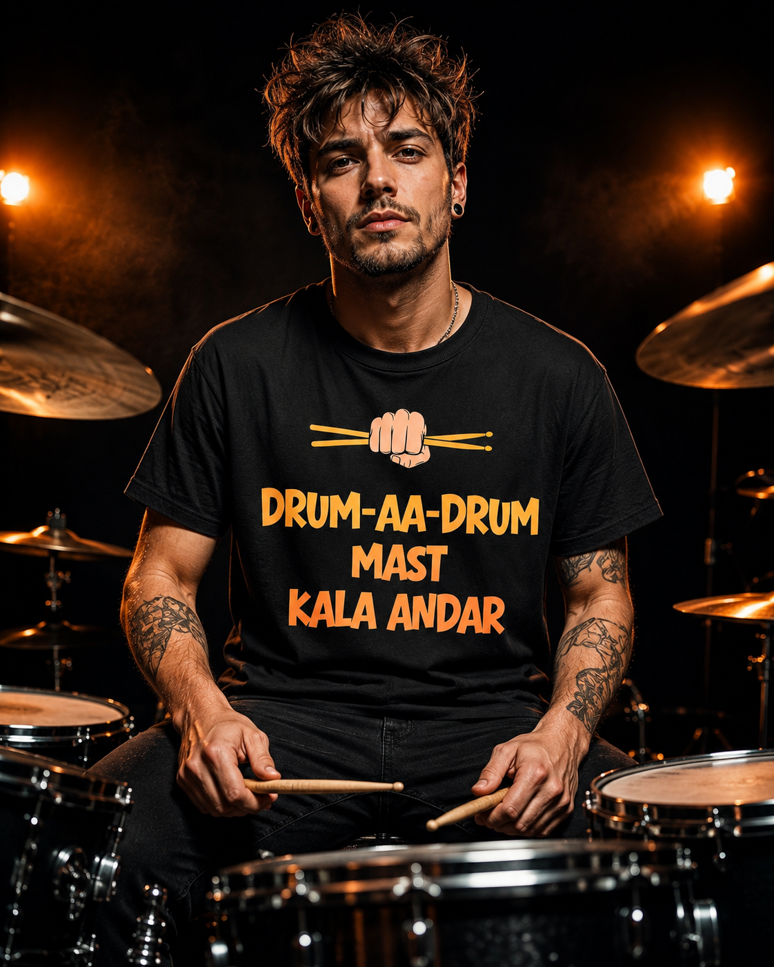 Drum-Aa-Drum Mast Kala Andar™ | Drummer’s Edition Tee