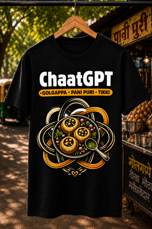ChaatGPT™ – Artificial Intelligence. Natural Cravings. Premium Graphic Tee