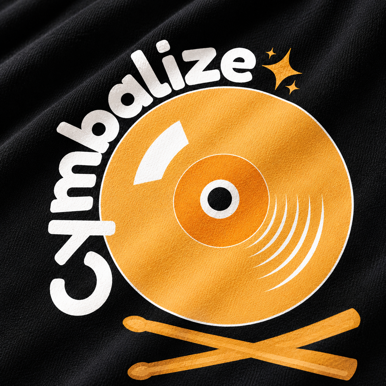 Cymbalize™ - Drummer Tee - Black