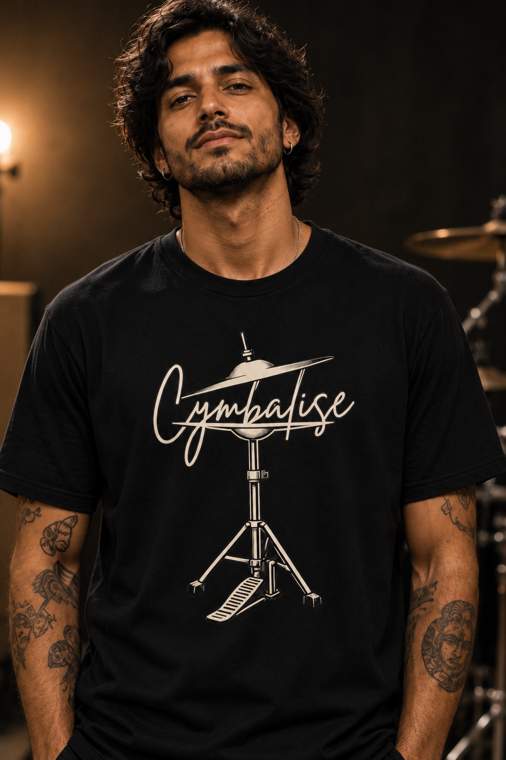 Cymbalise™ – Drummer Graphic T-Shirt