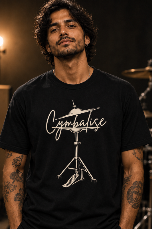 Cymbalise™ – Drummer Graphic T-Shirt