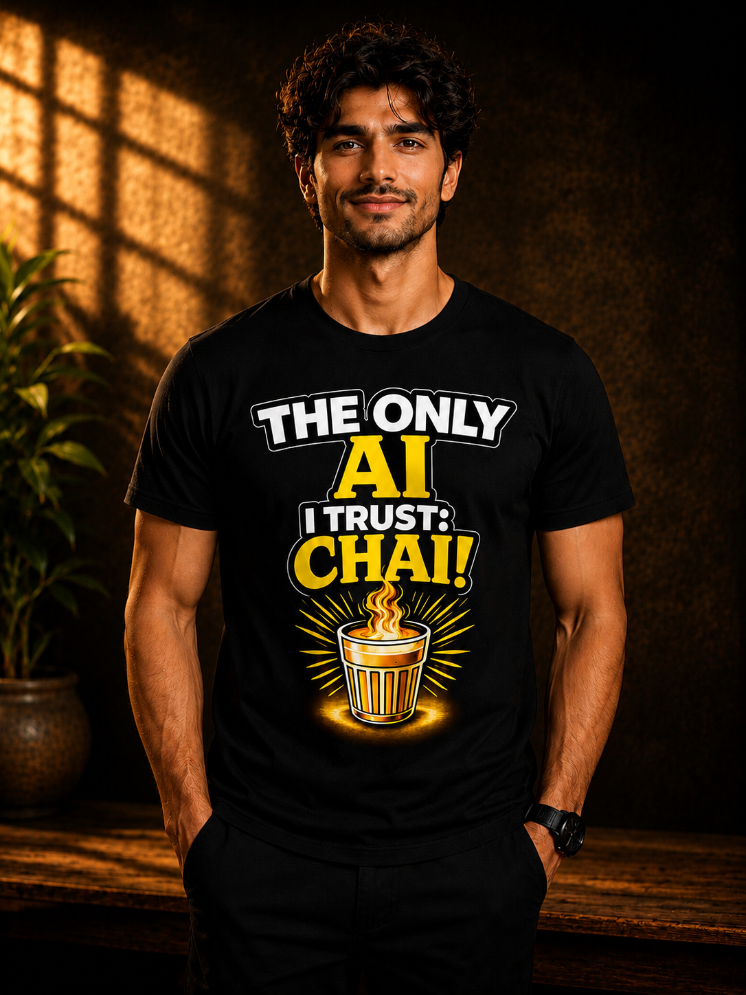 The Only AI I Trust: Chai™ – Premium Graphic Tee - Because some intelligence is artificial. Chai is real.