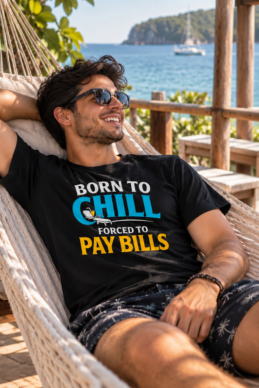 Born To Chill, Forced To Pay Bills™ - Everyday Mood Tee