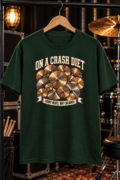 On A Crash Diet™ - Drummer Tee