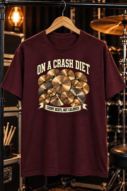 On A Crash Diet™ - Drummer Tee